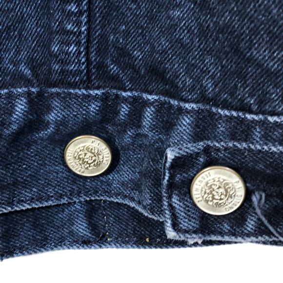 P.S. Gitano Denim Vest Dark Blue Cotton Vintage Retro 80s Western Workwear - Picture 5 of 10